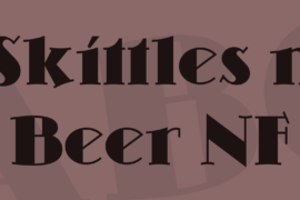 Skittles n Beer NF Font