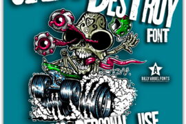 SKT AND DESTROY Font