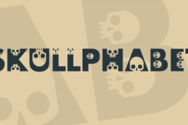 skullphabet Font