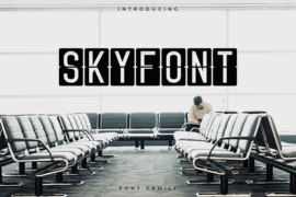 Skyfont Font