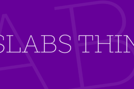 SLABS THIN Font