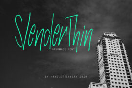SlenderThin Font