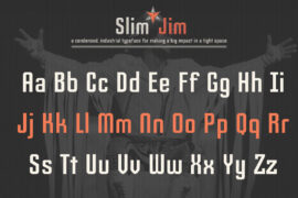 Slim Jim Font
