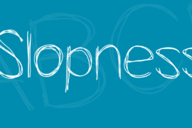 Slopness Font