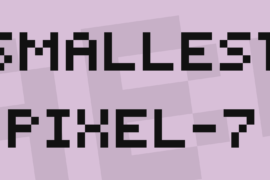 Smallest Pixel-7 Font