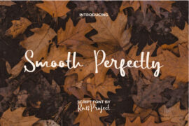 SmoothPerfectly Demo Font