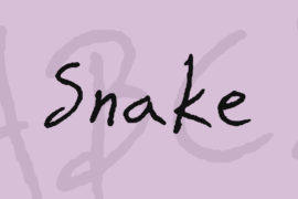 Snake Font