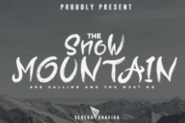 Snow Mountain Font
