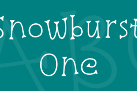 Snowburst One Font