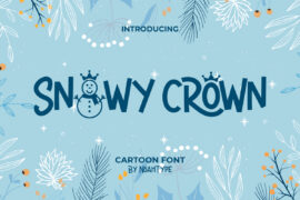 Snowy Crown Demo Font