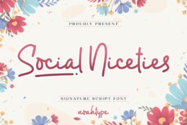 SocialNicetiesDemo Font