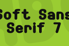 Soft Sans Serif 7 Font