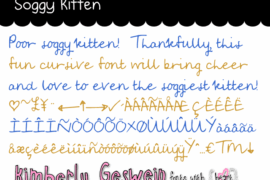Soggy Kitten Font