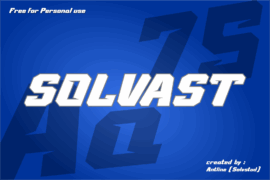 SOLVAST Font