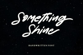 Something Shine – Personal Use Font