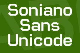 Soniano Sans Unicode Font