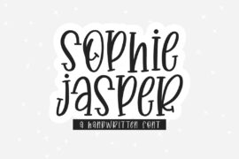 SophieJasper Font