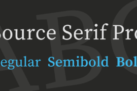 Source Serif Pro Font Family