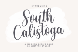 SouthCalistoga_PERSONALUSE Font