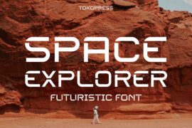 SPACE EXPLORER Font