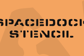 Spacedock Stencil Font