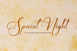 Special Night Demo Font