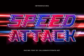 Speed Attack Demo Font Family