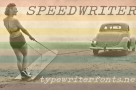 Speedwriter Font