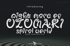 Spiral Font Font