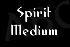 Spirit Medium Font