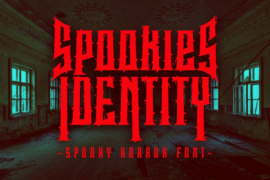 Spookies Identity Font