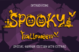 Spooky Halloween – Personal Use Font