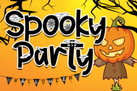 Spooky Party – Personal Use Font