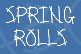Spring Rolls Font