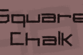 Square Chalk Font