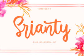 Srianty Font