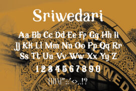 Sriwedari Font