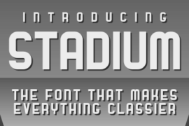 Stadium Font