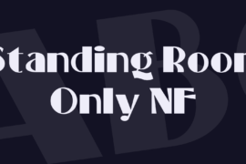 Standing Room Only NF Font