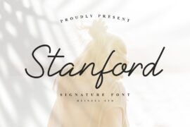 Stanford Signature Font