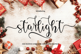 starlight script Font