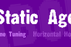 Static Age Font Family