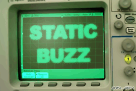 Static Buzz Font