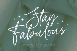Stay Fabulous Font Family