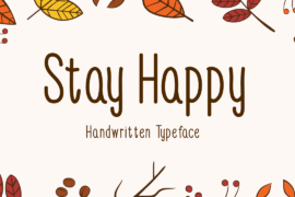 Stay Happy Font
