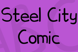 Steel City Comic Font