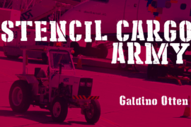 Stencil Cargo Army Font