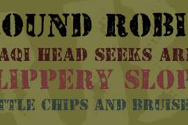 STENCILED PERSONAL USE Font