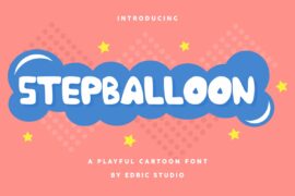 Stepballoon Demo Font