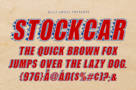 STOCKCAR PERSONAL USE Font